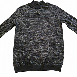 Lululemon Soft Shine Black and Steel‎ Gray Sweater Women's Size 4
